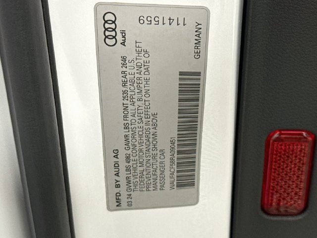 2024 Audi A5 Sportback 45 S line Premium Plus quattro