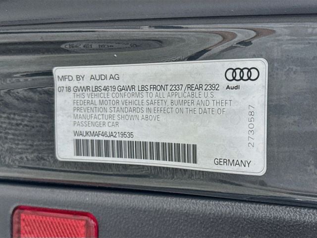 2018 Audi A4 2.0T ultra Premium