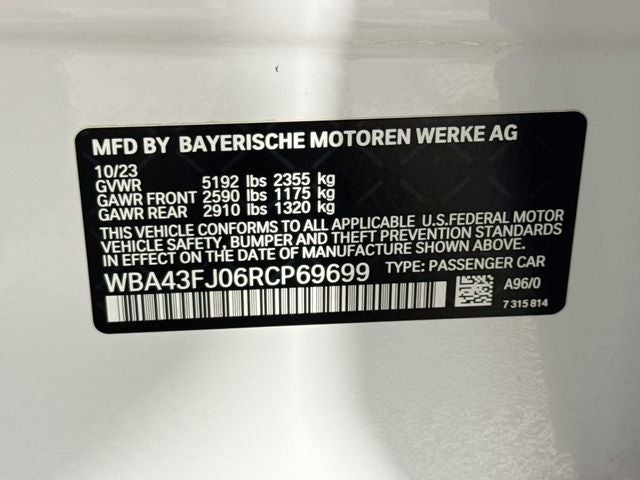2024 BMW 5 Series 530i