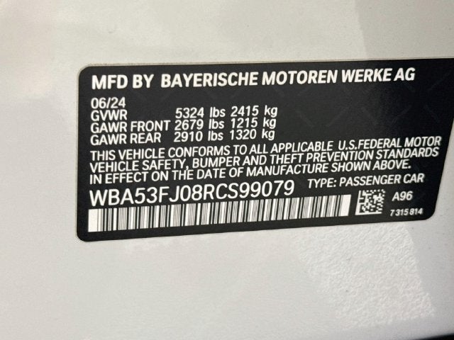 2024 BMW 5 Series 530i xDrive