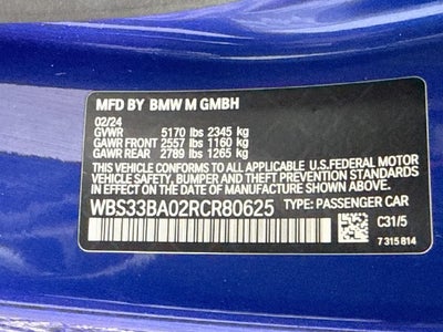 2024 BMW M4 Competition