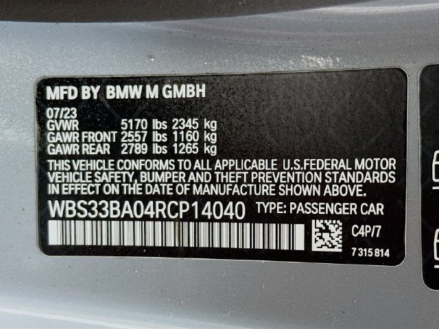 2024 BMW M4 Competition