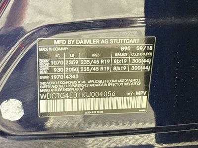 2019 Mercedes-Benz GLA GLA 250