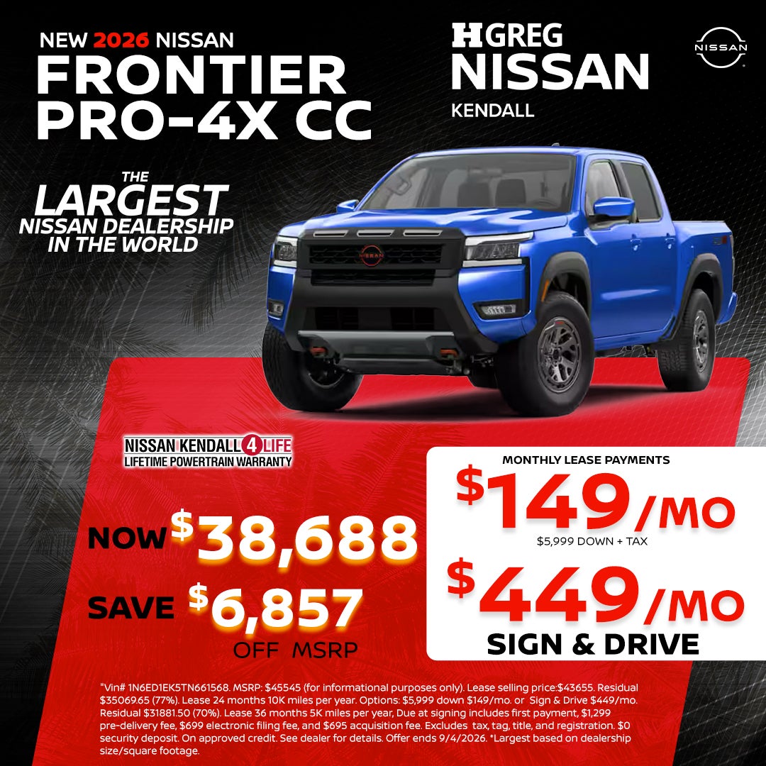 New 2026 Nissan Frontier