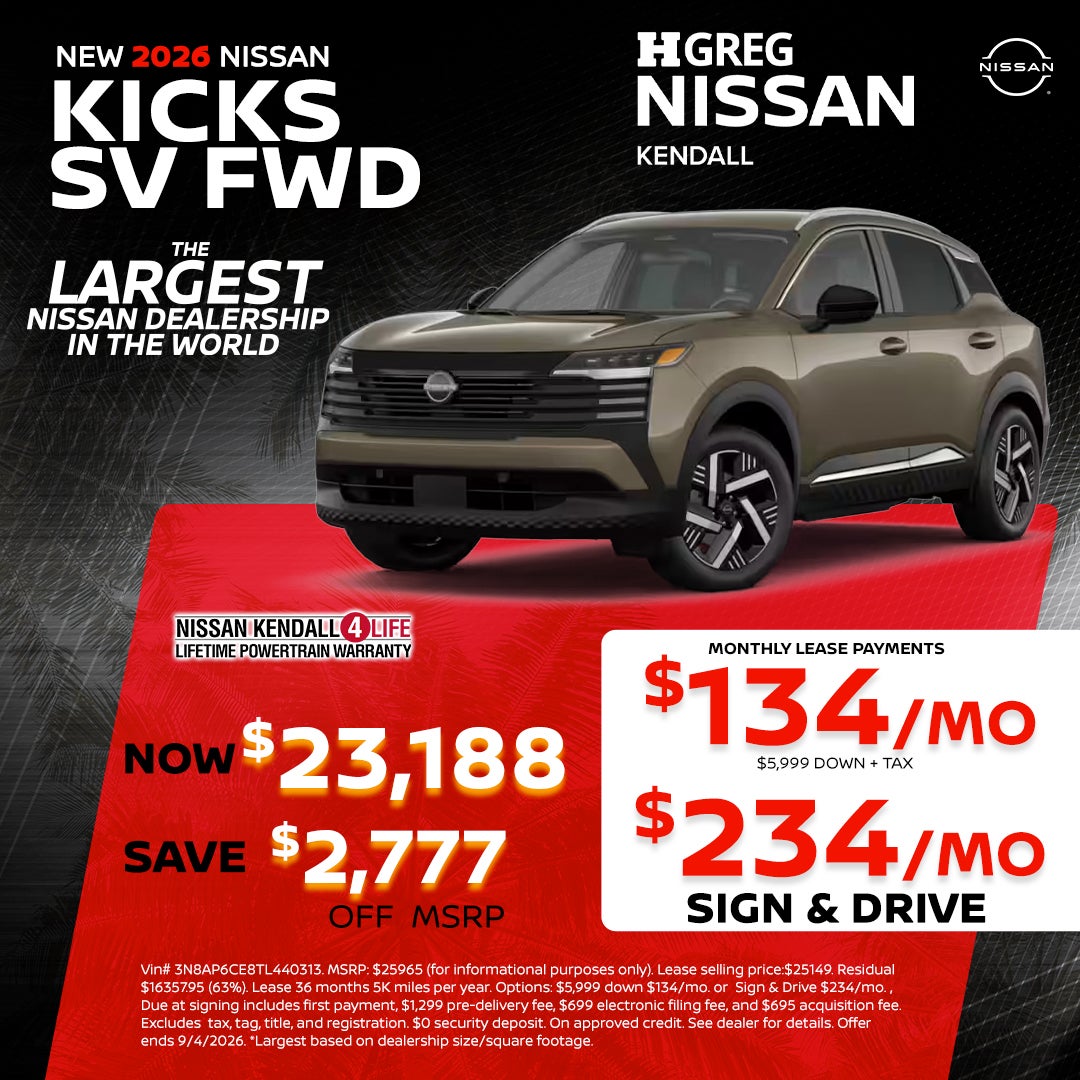 New 2026 Nissan Kicks