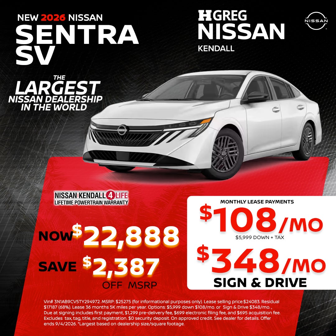 New 2026 Nissan Sentra