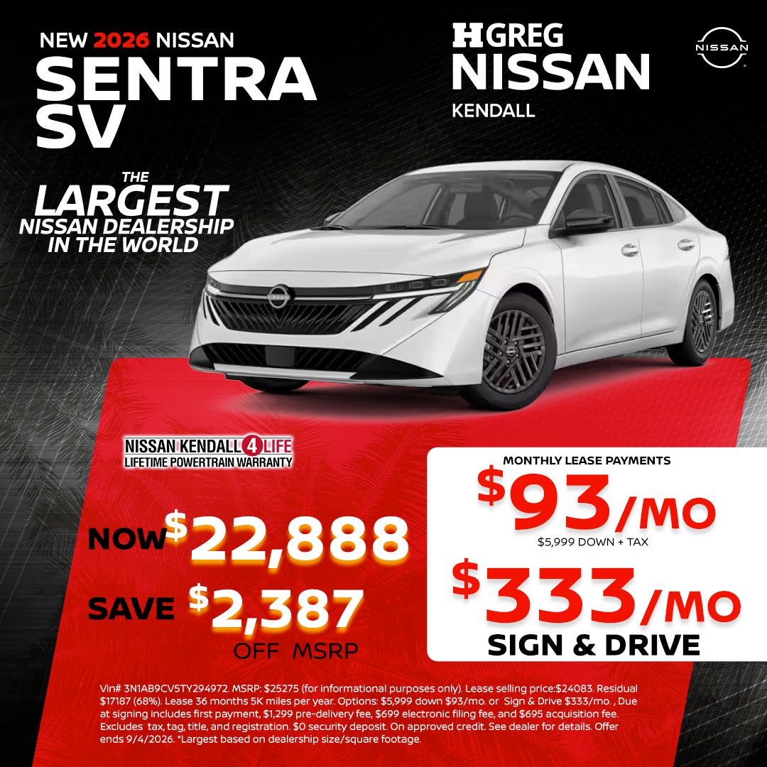 New 2026 Nissan Sentra