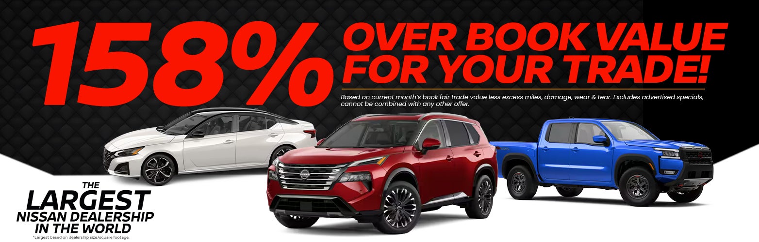 Over Book Value for Your Trade at HGreg Nissan Kendall in Palmetto Bay FL